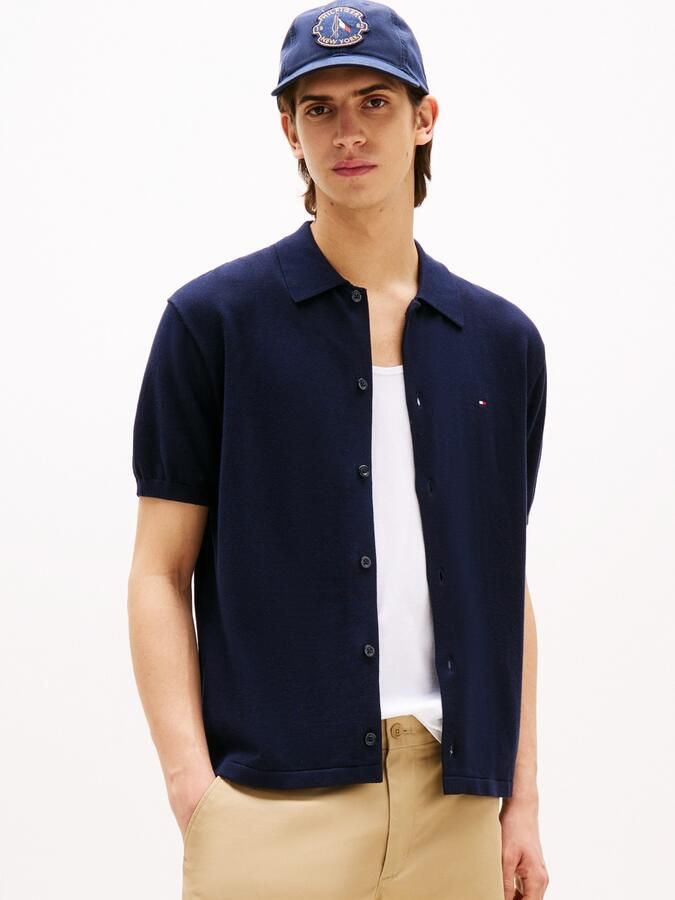 Tommy Hilfiger Overhemd met korte mouwen ESSENTIAL COTTON SS OVER SHIRT - Foto 6