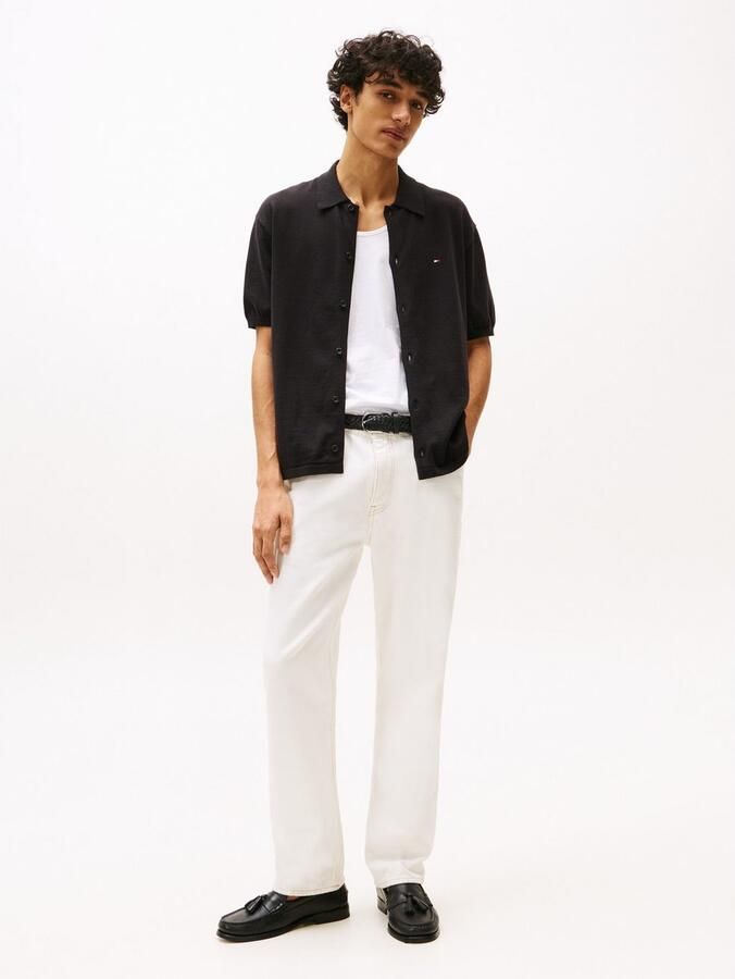 Tommy Hilfiger Overhemd met korte mouwen ESSENTIAL COTTON SS OVER SHIRT - Foto 4