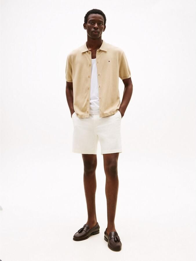 Tommy Hilfiger Overhemd met korte mouwen ESSENTIAL COTTON SS OVER SHIRT - Foto 4