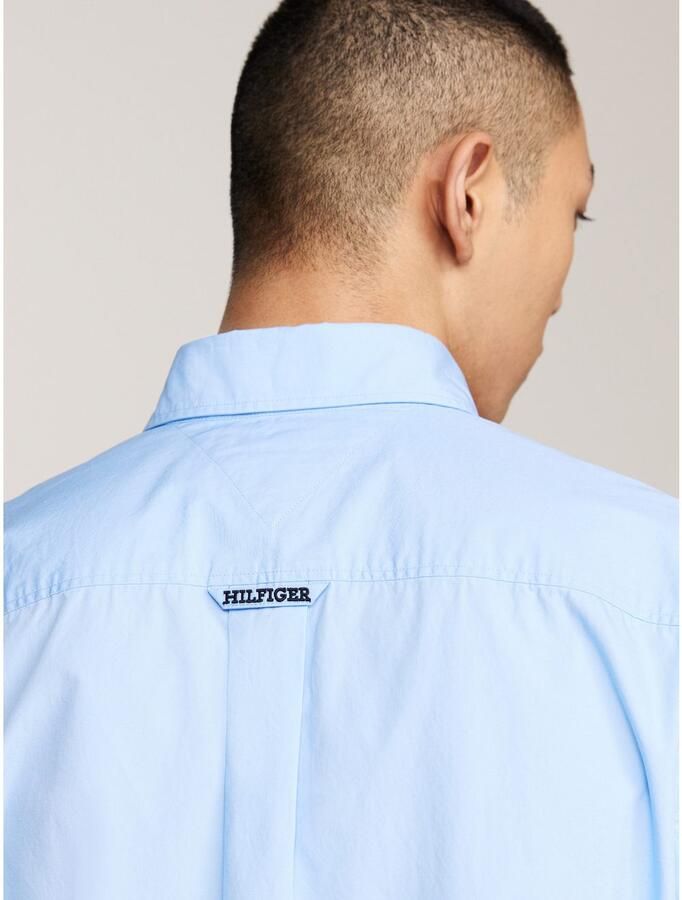 Tommy Hilfiger Overhemd met korte mouwen WCC POPLIN TWO POCKET SHIRT S S - Foto 5