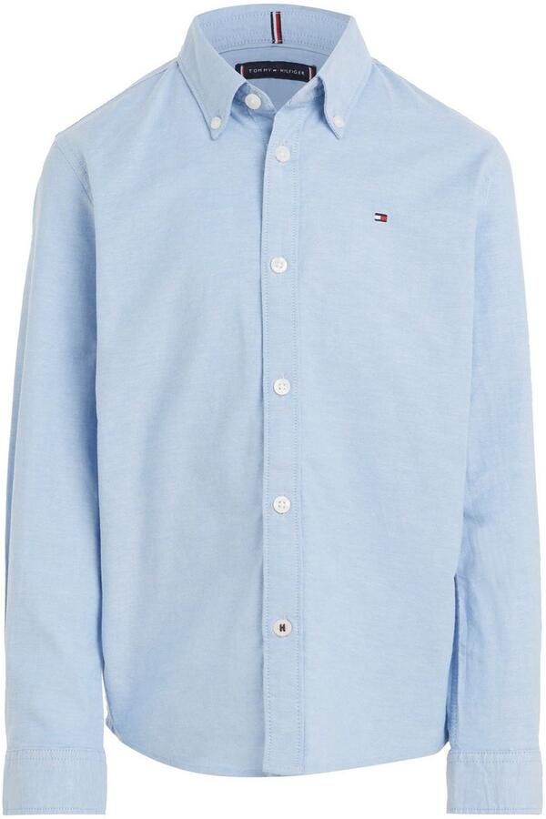 Tommy Hilfiger Overhemd met lange mouwen BOYS STRETCH OXFORD SHIRT L S Kinderen tot 16 jaar button-down kraag lange mouwen logo-vlag - Foto 4