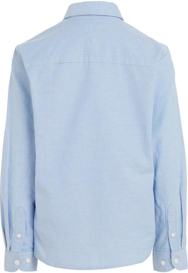Tommy Hilfiger Overhemd met lange mouwen BOYS STRETCH OXFORD SHIRT L S Kinderen tot 16 jaar button-down kraag lange mouwen logo-vlag - Foto 3