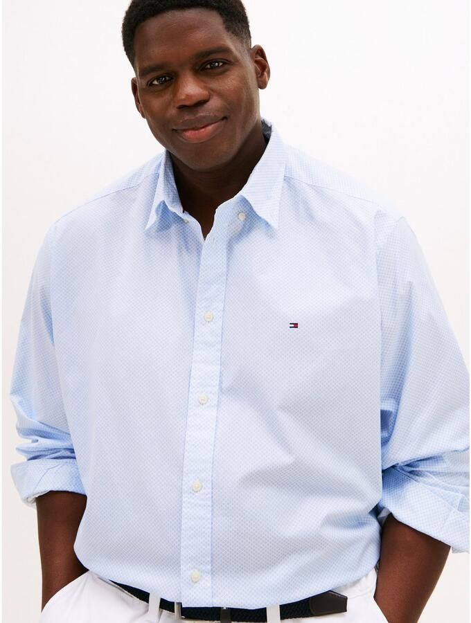 Tommy Hilfiger Overhemd met lange mouwen BT-FLEX POPLIN MICRO Grote maten button-down kraag zakelijk overhemd regular fit - Foto 2