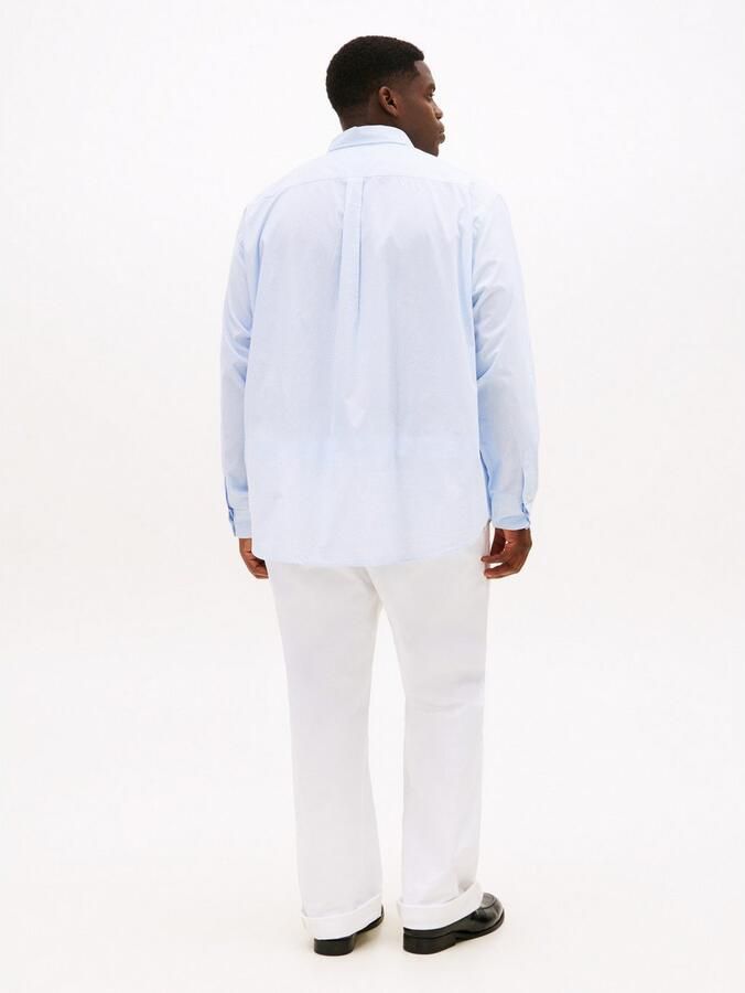 Tommy Hilfiger Overhemd met lange mouwen BT-FLEX POPLIN MICRO Grote maten button-down kraag zakelijk overhemd regular fit - Foto 4