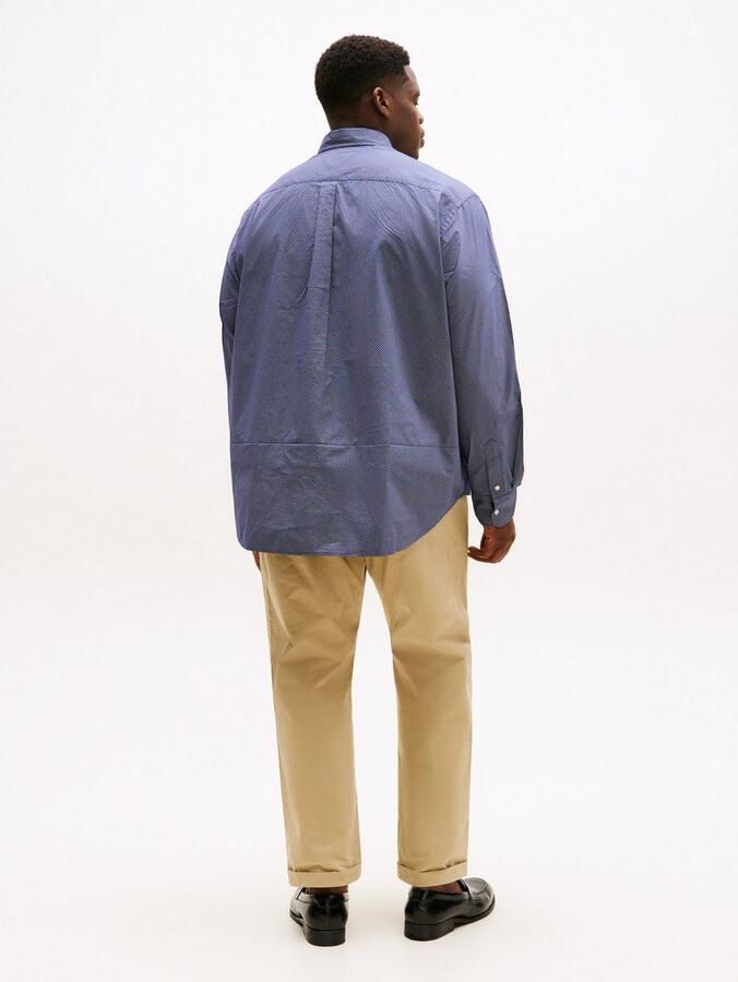 Tommy Hilfiger Overhemd met lange mouwen BT-FLEX POPLIN MICRO Grote maten button-down kraag zakelijk overhemd regular fit - Foto 4