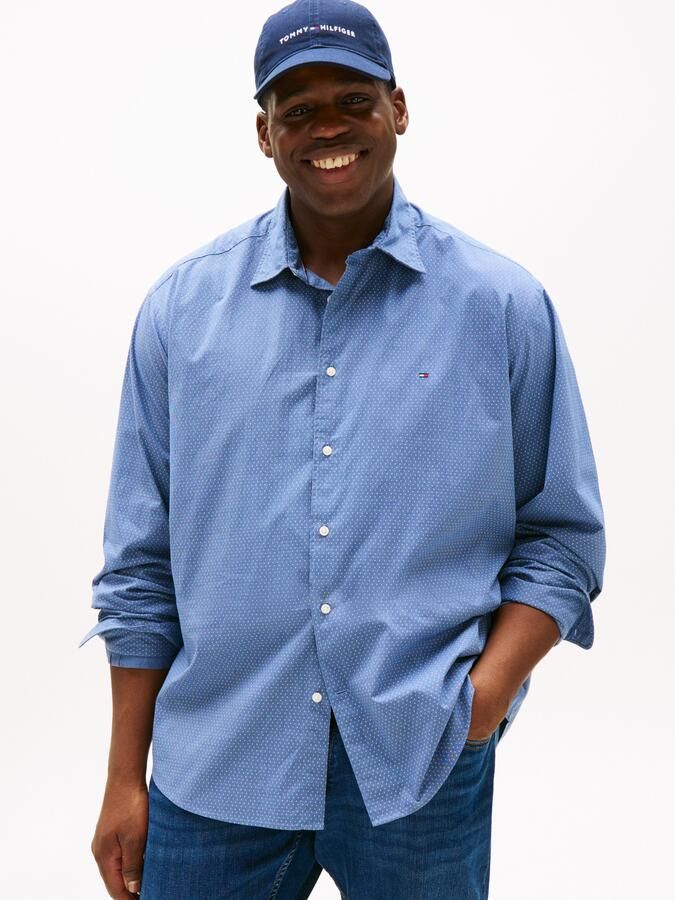 Tommy Hilfiger Overhemd met lange mouwen BT-FLEX POPLIN MINI PNT RF SRT-B - Foto 4