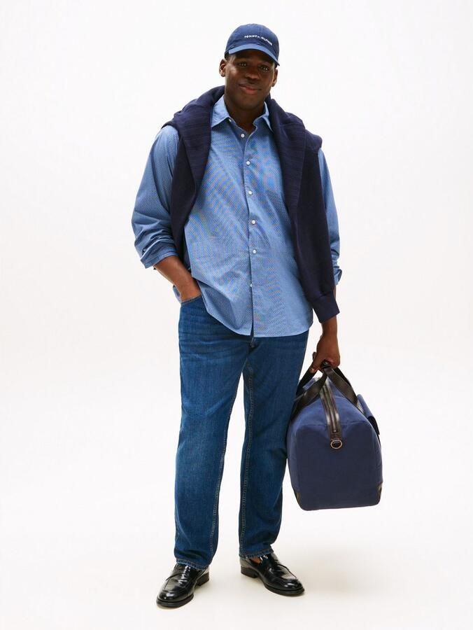 Tommy Hilfiger Overhemd met lange mouwen BT-FLEX POPLIN MINI PNT RF SRT-B - Foto 2