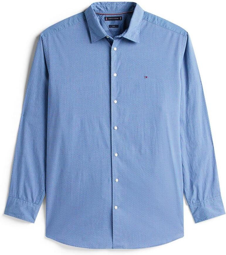 Tommy Hilfiger Overhemd met lange mouwen BT-FLEX POPLIN MINI PNT RF SRT-B