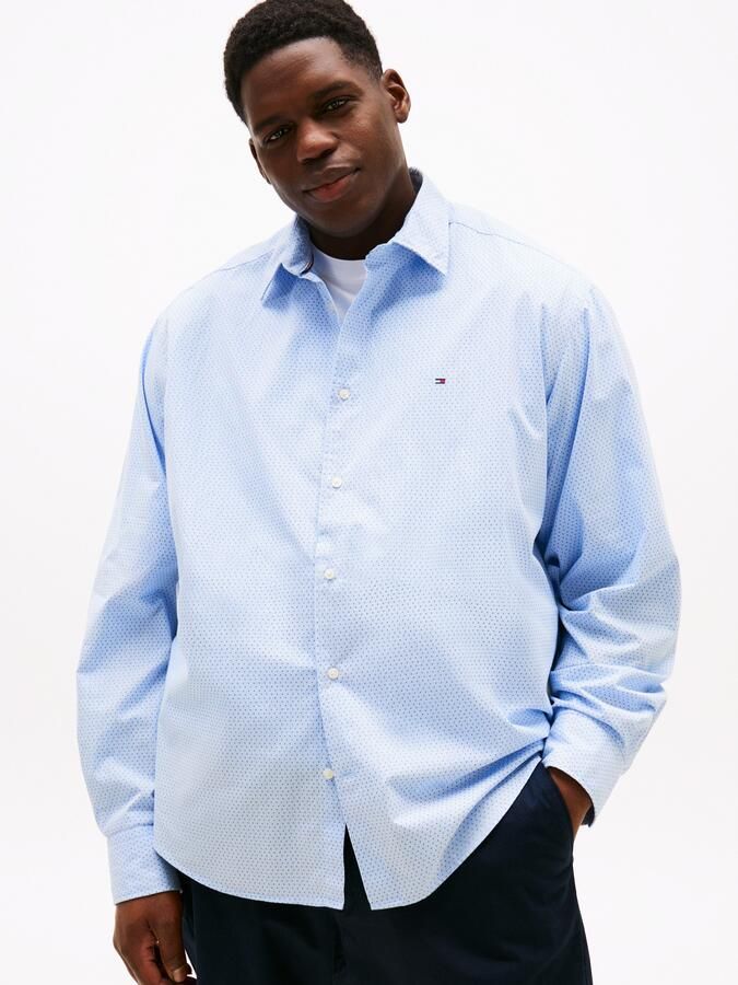 Tommy Hilfiger Overhemd met lange mouwen BT-FLEX POPLIN MINI PNT RF SRT-B - Foto 5