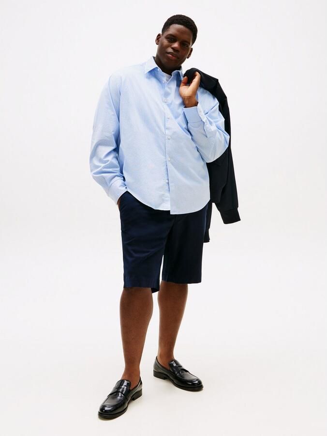 Tommy Hilfiger Overhemd met lange mouwen BT-FLEX POPLIN MINI PNT RF SRT-B - Foto 2