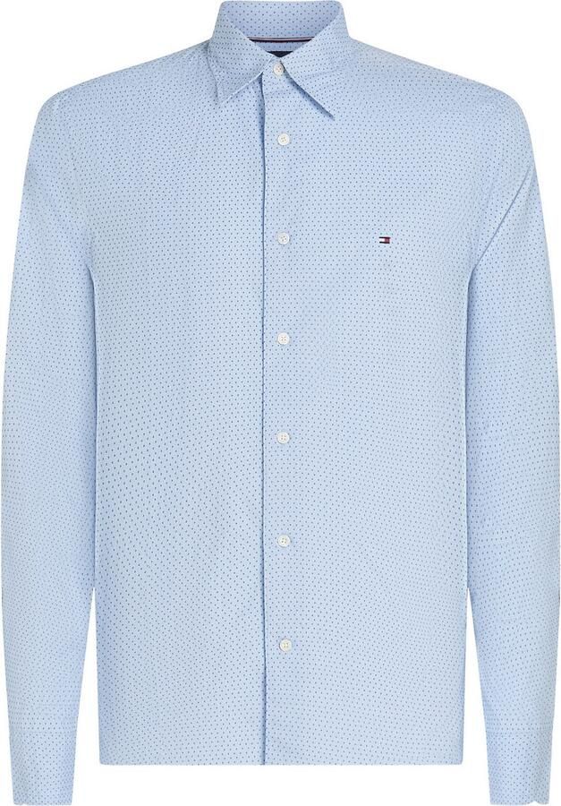 Tommy Hilfiger Overhemd met lange mouwen BT-FLEX POPLIN MINI PNT RF SRT-B - Foto 4