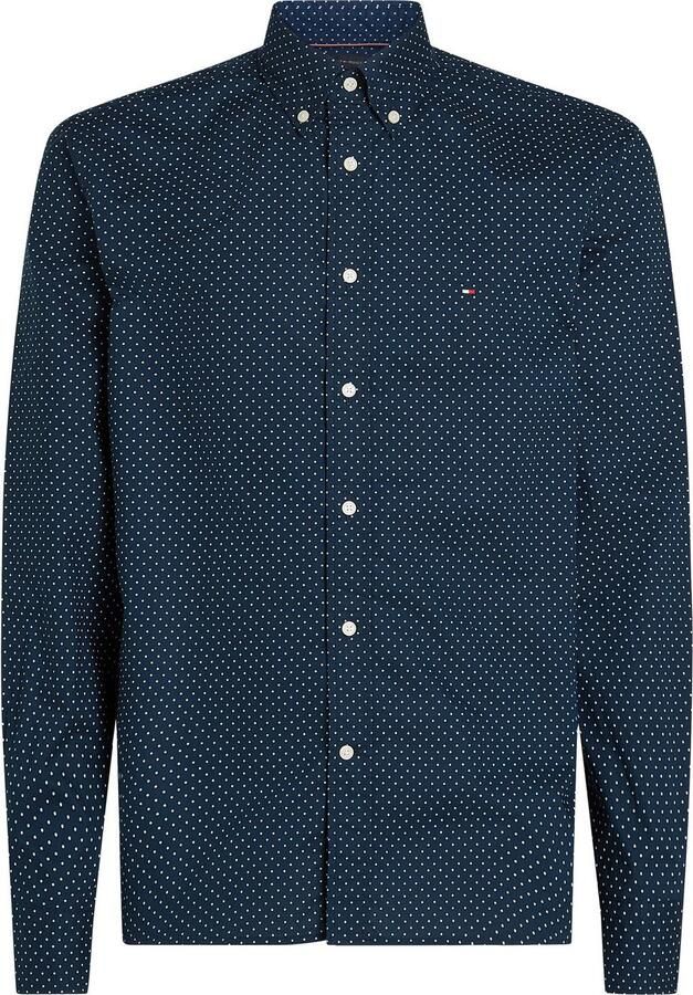 Tommy Hilfiger Businessoverhemd FLEX POPLIN POLKA DOT RF SHIRT
