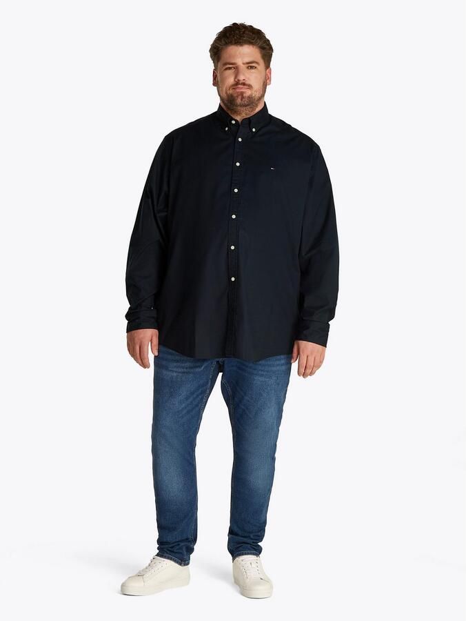 Tommy Hilfiger Overhemd met lange mouwen BT-FLEX POPLIN SOLID Grote maten regular fit - Foto 4