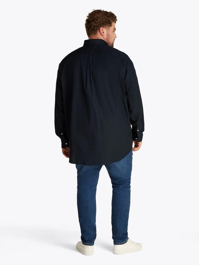 Tommy Hilfiger Overhemd met lange mouwen BT-FLEX POPLIN SOLID Grote maten regular fit - Foto 5