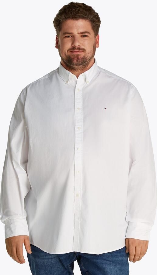 Tommy Hilfiger Overhemd met lange mouwen BT-FLEX POPLIN SOLID Grote maten regular fit - Foto 11