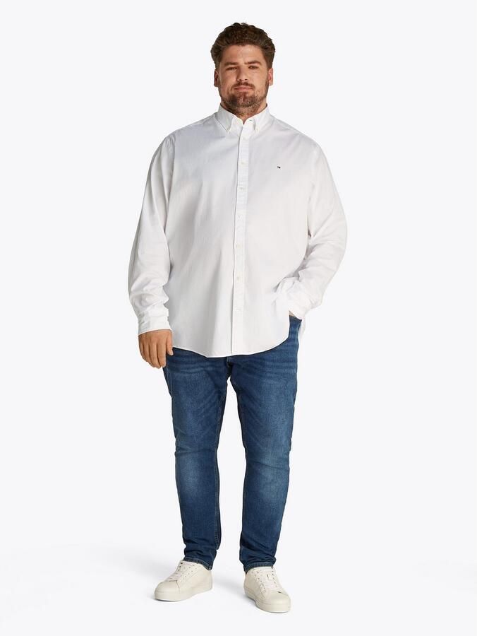 Tommy Hilfiger Overhemd met lange mouwen BT-FLEX POPLIN SOLID Grote maten regular fit - Foto 5
