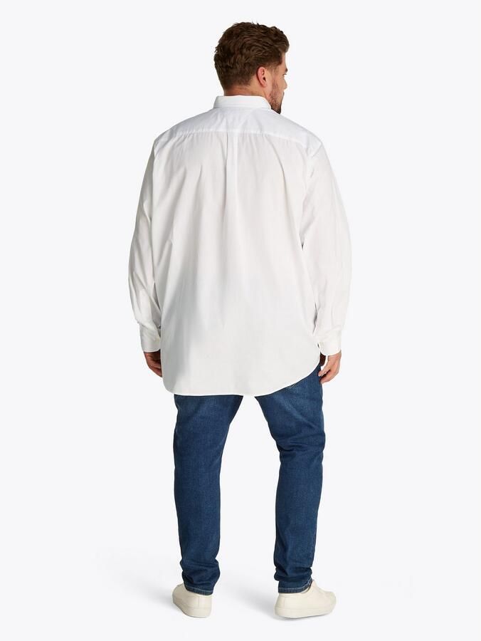 Tommy Hilfiger Overhemd met lange mouwen BT-FLEX POPLIN SOLID Grote maten regular fit - Foto 6