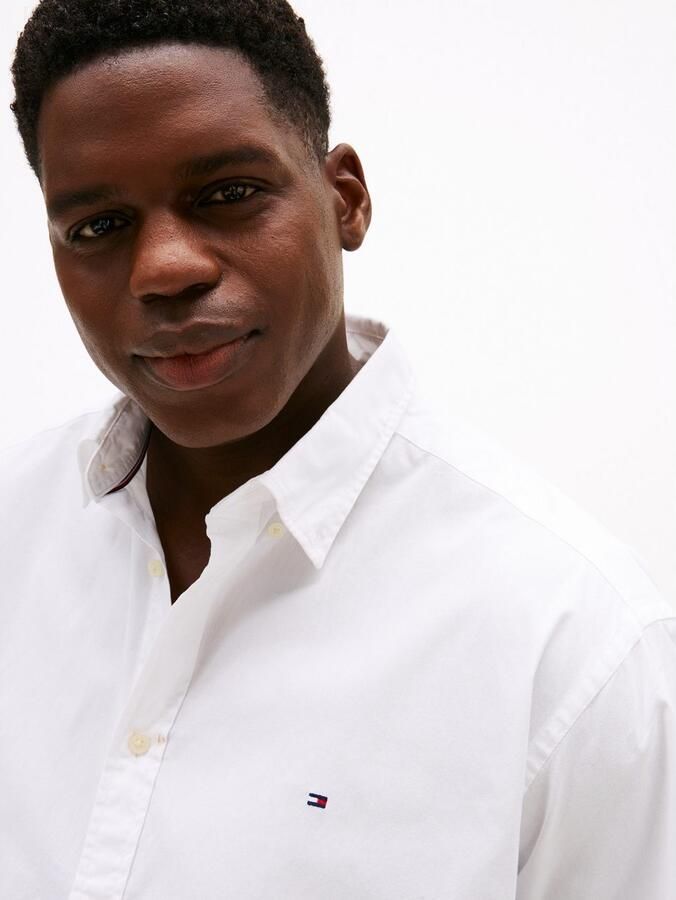 Tommy Hilfiger Overhemd met lange mouwen BT-FLEX POPLIN SOLID Grote maten regular fit - Foto 9