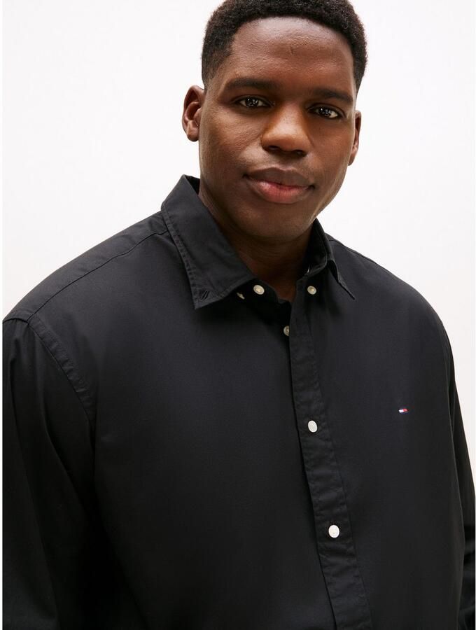 Tommy Hilfiger Overhemd met lange mouwen BT-FLEX POPLIN SOLID Grote maten regular fit - Foto 2