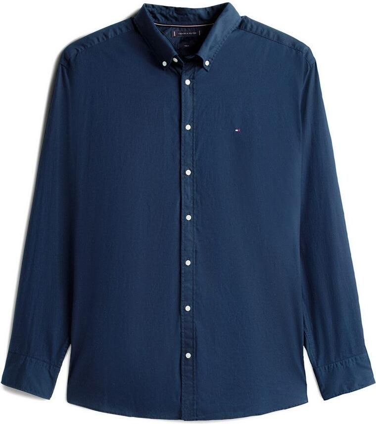 Tommy Hilfiger Overhemd met lange mouwen BT-FLEX POPLIN SOLID Grote maten regular fit