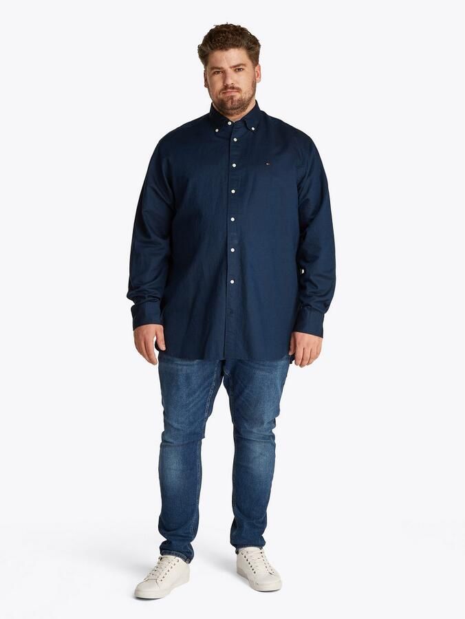 Tommy Hilfiger Overhemd met lange mouwen BT-LINEN BLEND SOLID - Foto 2