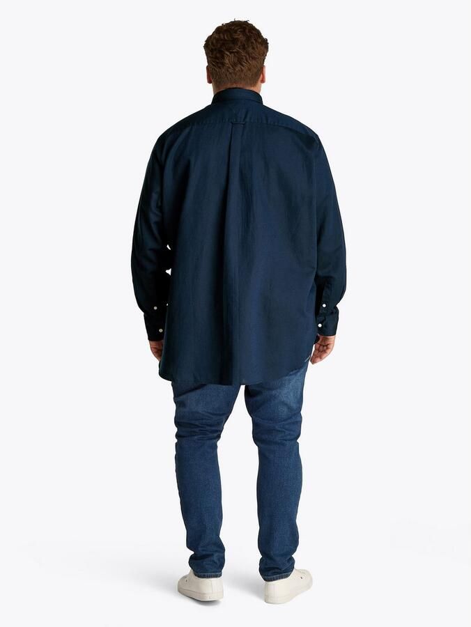 Tommy Hilfiger Overhemd met lange mouwen BT-LINEN BLEND SOLID - Foto 3