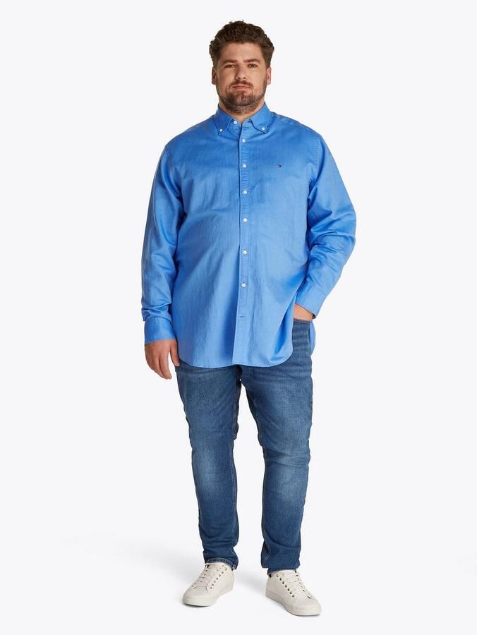 Tommy Hilfiger Overhemd met lange mouwen BT-LINEN BLEND SOLID - Foto 3