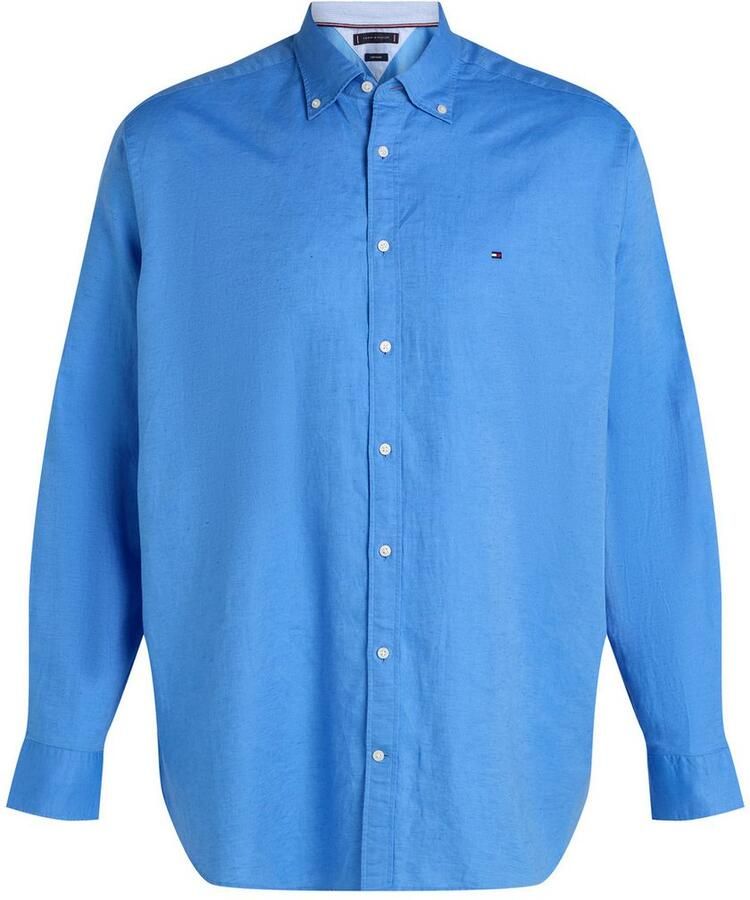 Tommy Hilfiger Overhemd met lange mouwen BT-LINEN BLEND SOLID