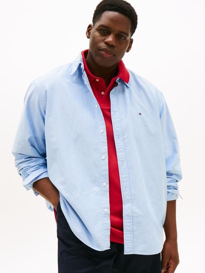 Tommy Hilfiger Overhemd met lange mouwen BT-SOLID HERITAGE OXFORD RF S-B - Foto 6