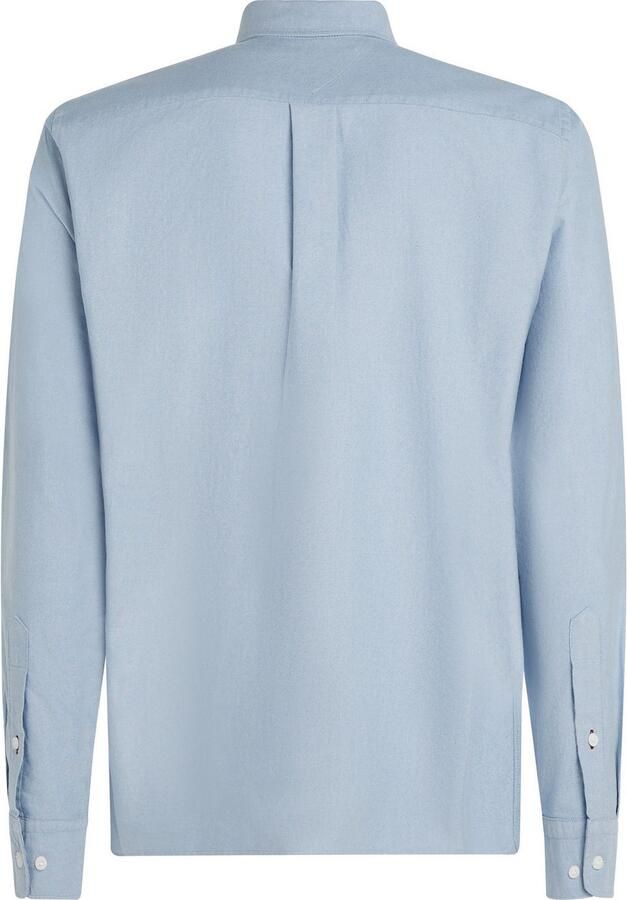 Tommy Hilfiger Overhemd met lange mouwen BT-SOLID HERITAGE OXFORD S-B in grote maten logoborduring