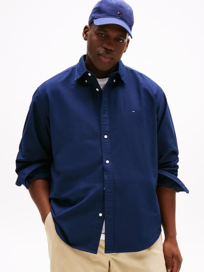 Tommy Hilfiger Overhemd met lange mouwen BT-SOLID HERITAGE OXFORD RF S-B - Foto 5