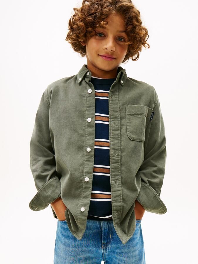 Tommy Hilfiger Overhemd met lange mouwen CORDUROY SHIRT Kinderen tot 16 jaar - Foto 5