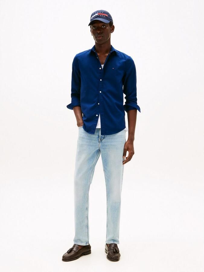 Tommy Hilfiger Overhemd met lange mouwen DOBBY STRUCTURE RF SHIRT - Foto 3