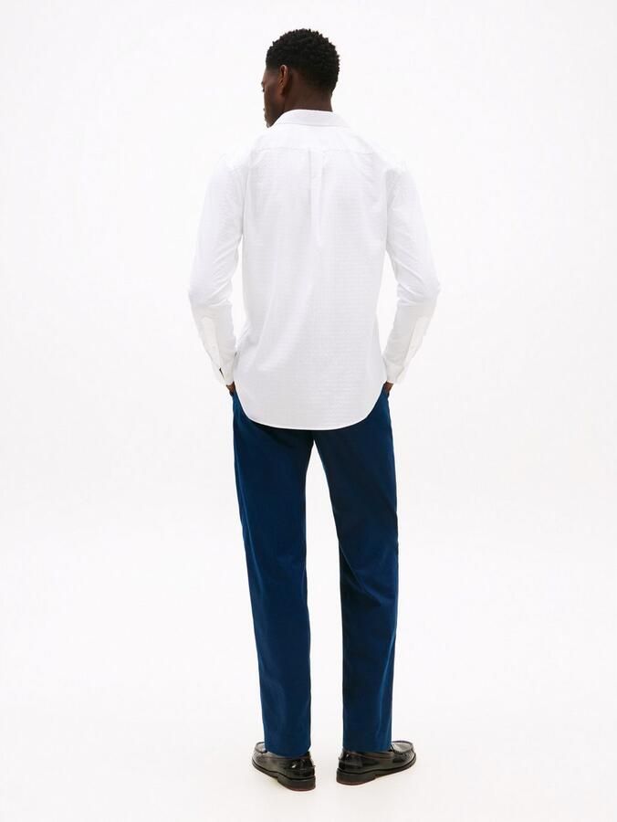 Tommy Hilfiger Overhemd met lange mouwen DOBBY STRUCTURE RF SHIRT - Foto 4