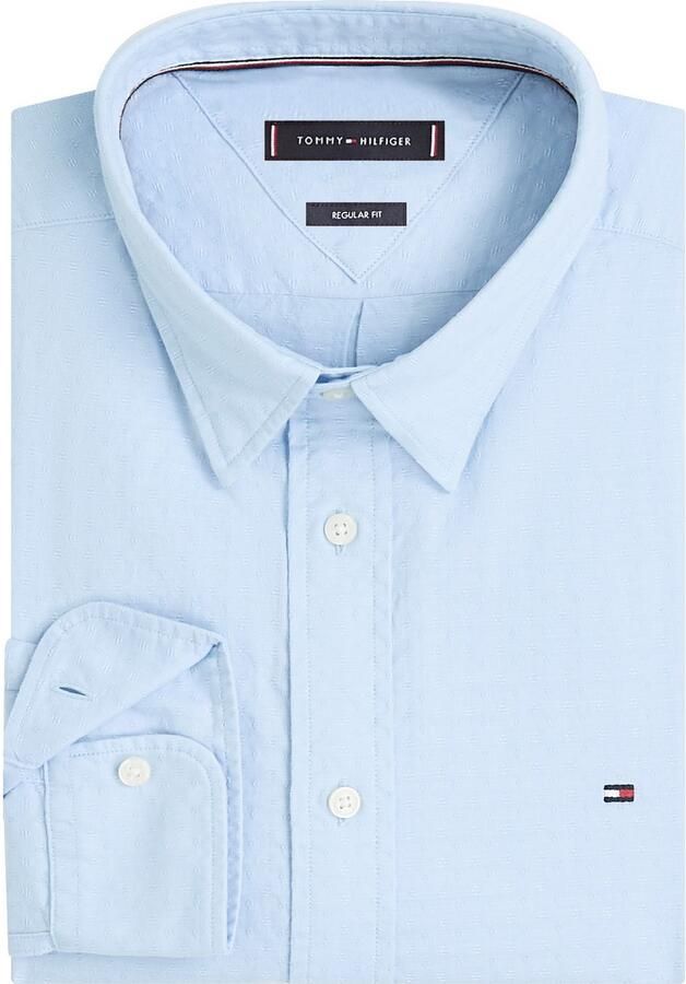 Tommy Hilfiger Overhemd met lange mouwen DOBBY STRUCTURE RF SHIRT - Foto 5