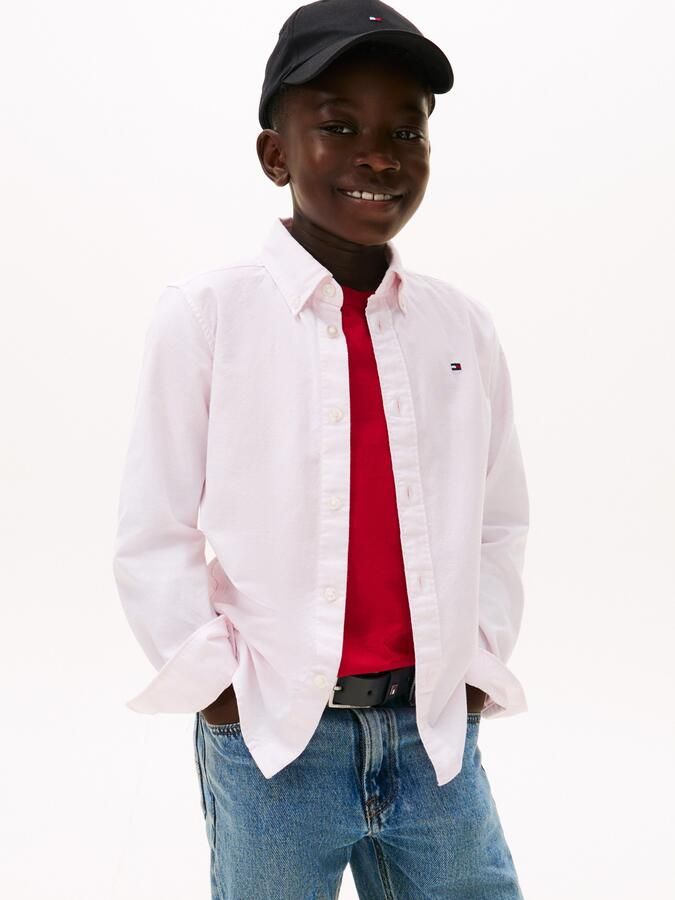 Tommy Hilfiger Overhemd met lange mouwen FLAG OXFORD SHIRT LS - Foto 7