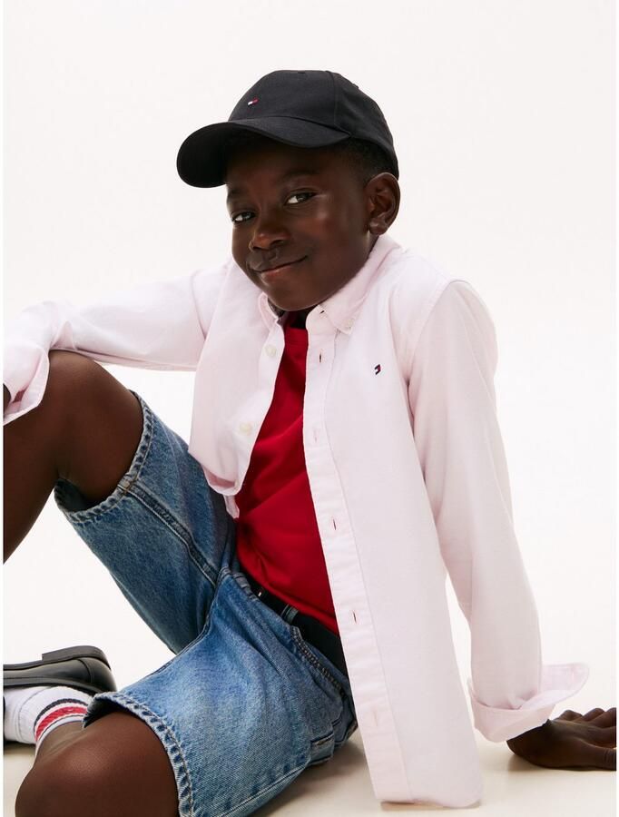 Tommy Hilfiger Overhemd met lange mouwen FLAG OXFORD SHIRT LS - Foto 4