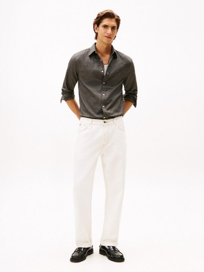 Tommy Hilfiger Overhemd met lange mouwen FLANNEL HERRINGBONE SHIRT - Foto 3