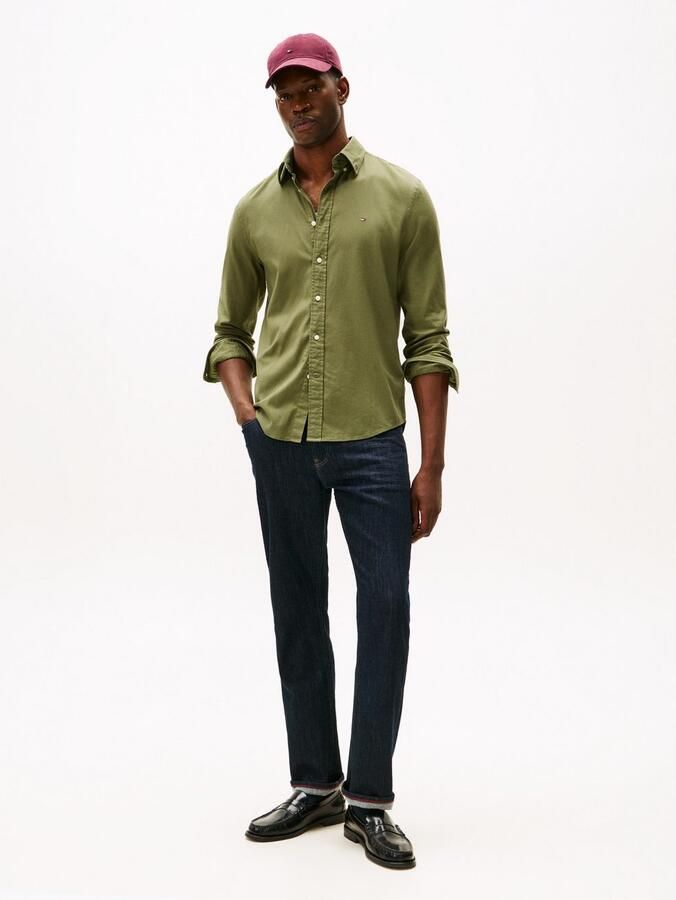Tommy Hilfiger Overhemd met lange mouwen FLEX FLANNEL SOLID SHIRT - Foto 3