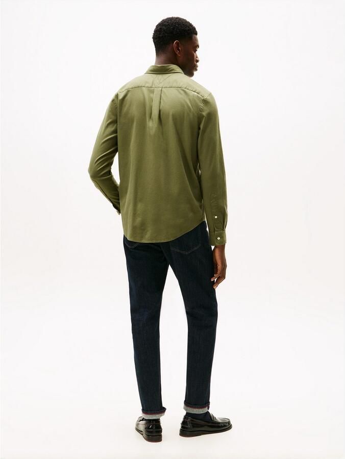 Tommy Hilfiger Overhemd met lange mouwen FLEX FLANNEL SOLID SHIRT - Foto 4