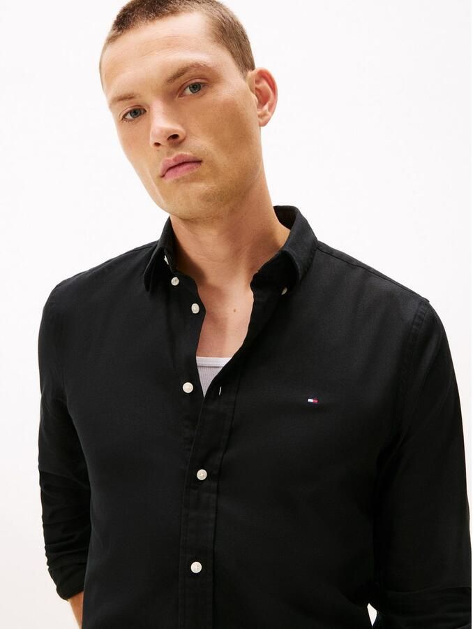 Tommy Hilfiger Overhemd met lange mouwen FLEX FLANNEL SOLID SHIRT - Foto 2