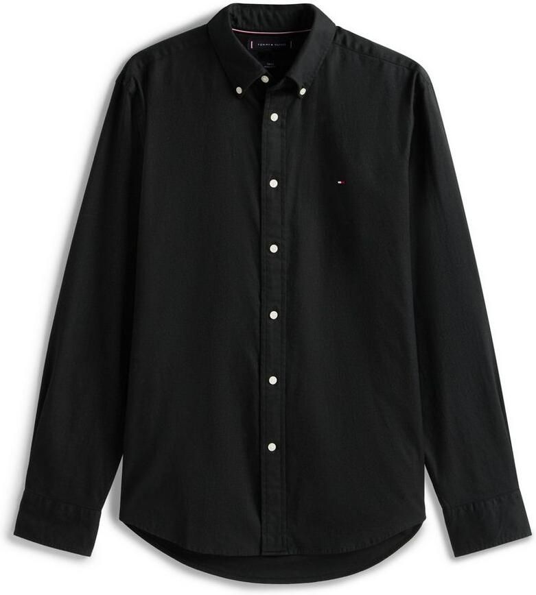 Tommy Hilfiger Overhemd met lange mouwen FLEX FLANNEL SOLID SHIRT
