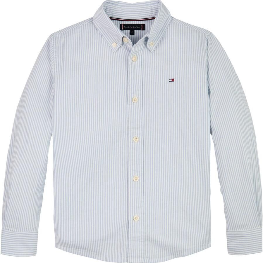 Tommy Hilfiger Overhemd met lange mouwen FLEX ITHACA SHIRT LS met streepjespatroon logo-borduursel - Foto 3