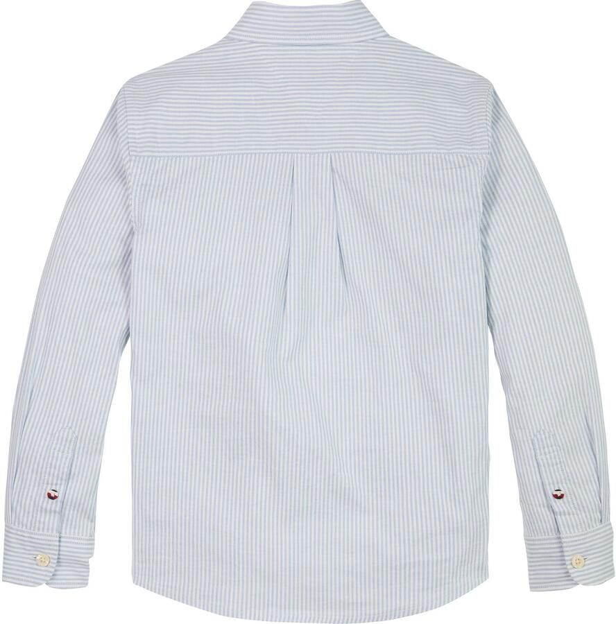 Tommy Hilfiger Overhemd met lange mouwen FLEX ITHACA SHIRT LS met streepjespatroon logo-borduursel - Foto 4