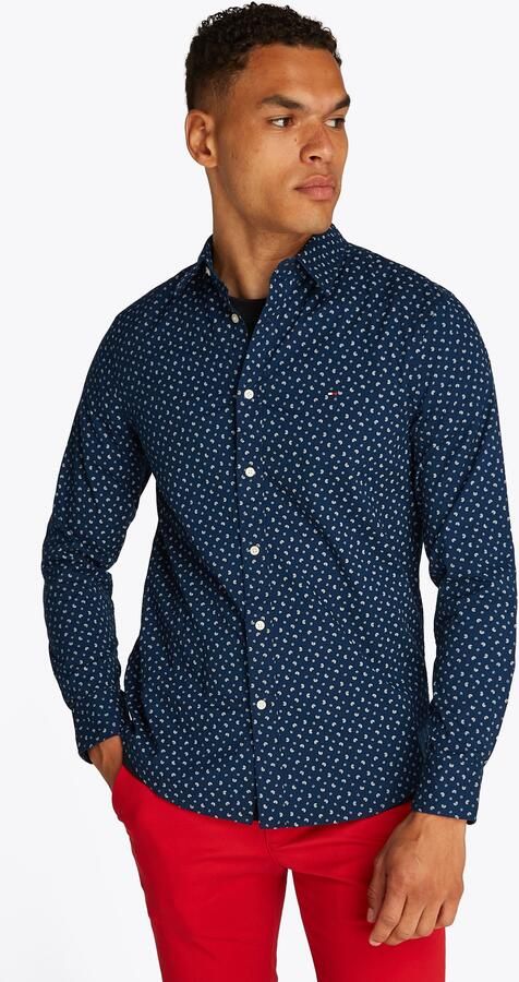 Tommy Hilfiger Overhemd met lange mouwen FLEX POPLIN AOP SF SHIRT - Foto 5