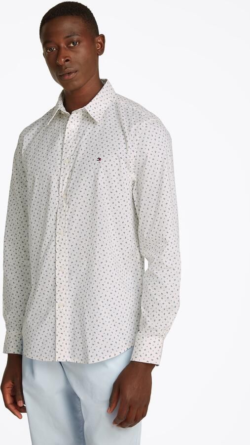 Tommy Hilfiger Overhemd met lange mouwen FLEX POPLIN AOP SF SHIRT - Foto 6