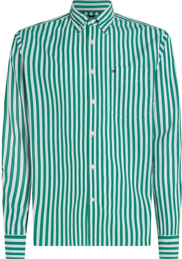 Tommy Hilfiger Overhemd met lange mouwen FLEX POPLIN BOLD STRIPE SHIRT - Foto 5