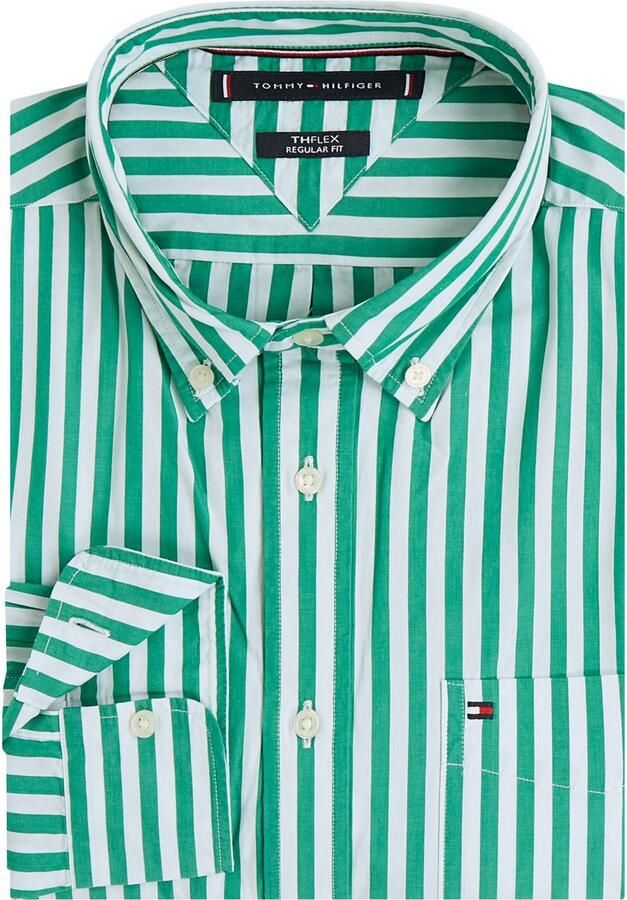 Tommy Hilfiger Overhemd met lange mouwen FLEX POPLIN BOLD STRIPE SHIRT - Foto 6
