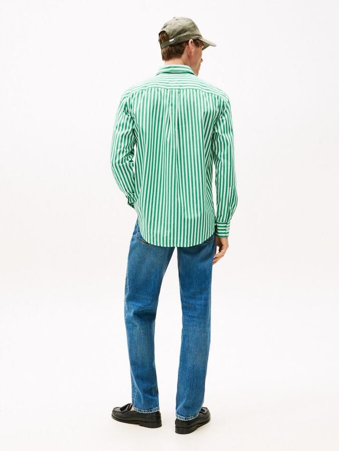 Tommy Hilfiger Overhemd met lange mouwen FLEX POPLIN BOLD STRIPE SHIRT - Foto 4