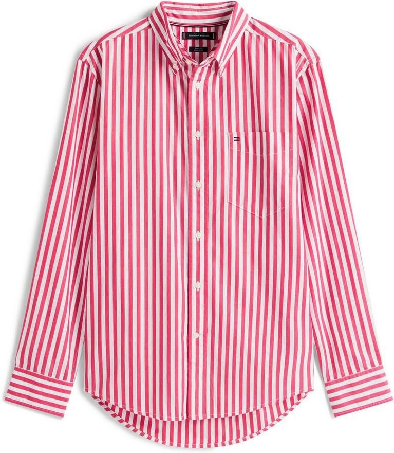Tommy Hilfiger Overhemd met lange mouwen FLEX POPLIN BOLD STRIPE SHIRT